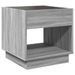 Table basse avec LED infini sonoma gris 50x50x50 cm - Photo n°8