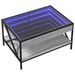 Table basse avec LED infini sonoma gris 70x50x38 cm - Photo n°3