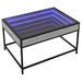 Table basse avec LED infini sonoma gris 70x50x41 cm - Photo n°2