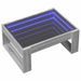 Table basse avec LED infini sonoma gris 70x53x30 cm - Photo n°3