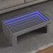 Table basse avec LED infini sonoma gris 90x50x30 cm - Photo n°1