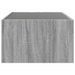 Table basse avec LED infini sonoma gris 90x50x30 cm - Photo n°7