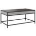 Table basse avec LED infini sonoma gris 90x50x41 cm - Photo n°8