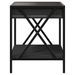 Table basse avec LED Infinity noir 40x40x49 cm - Photo n°7