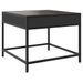 Table basse avec LED Infinity noir 50x50x41 cm - Photo n°8