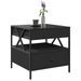 Table basse avec LED Infinity noir 50x50x51 cm - Photo n°5