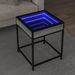 Table basse avec LED Infinity sonoma gris 40x40x51 cm - Photo n°1