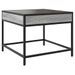 Table basse avec LED Infinity sonoma gris 50x50x41 cm - Photo n°8