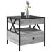 Table basse avec LED Infinity sonoma gris 50x50x51 cm - Photo n°5