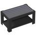 Table basse avec LED noir 93x53x45 cm bois d'ingénierie - Photo n°3