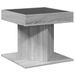 Table basse avec LED sonoma gris 50x50x45 cm bois d'ingénierie - Photo n°8