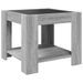 Table basse avec LED sonoma gris 53x53x45 cm bois d'ingénierie - Photo n°8