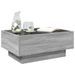 Table basse avec LED sonoma gris 70x50x30 cm bois d'ingénierie - Photo n°5