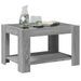 Table basse avec LED sonoma gris 73x53x45 cm bois d'ingénierie - Photo n°5