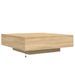 Table basse avec lumières LED chêne sonoma 100x100x31 cm - Photo n°8