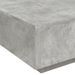 Table basse avec lumières LED gris béton 80x80x31 cm - Photo n°10