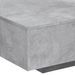 Table basse avec lumières LED gris béton 85x55x31 cm - Photo n°9