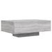 Table basse avec lumières LED sonoma gris 85x55x31 cm - Photo n°3