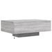 Table basse avec lumières LED sonoma gris 85x55x31 cm - Photo n°8