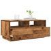 Table basse avec lumières LED vieux bois 90x49x40 cm - Photo n°6