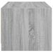 Table basse avec portes en verre sonoma gris 68x50x42 cm - Photo n°7