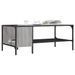 Table basse avec support sonoma gris 100x51x40 cm - Photo n°1