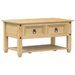 Table basse avec tiroirs Corona 85x50x45 cm bois de pin massif - Photo n°2
