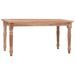 Table basse Batavia 90x50x45 cm Blanchie Bois de teck solide - Photo n°1