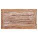 Table basse Batavia 90x50x45 cm Blanchie Bois de teck solide - Photo n°4