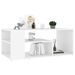 Table basse Blanc 100x50x40 cm - Photo n°1