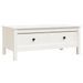 Table basse Blanc 100x50x40 cm Bois massif de pin - Photo n°2