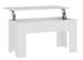 Table basse Blanc 101x49x52 cm Bois d'ingénierie - Photo n°1