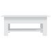 Table basse Blanc 102x55x42 cm - Photo n°3