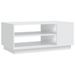 Table basse Blanc 102x55x43 cm - Photo n°1