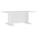 Table basse Blanc 103,5x60x40 cm - Photo n°2