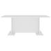 Table basse Blanc 103,5x60x40 cm - Photo n°4