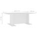 Table basse Blanc 103,5x60x40 cm - Photo n°6