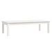 Table basse Blanc 110x50x30 cm Bois massif de pin - Photo n°1