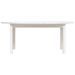 Table basse Blanc 110x55x45 cm Bois massif de pin - Photo n°5