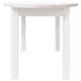 Table basse Blanc 110x55x45 cm Bois massif de pin - Photo n°7