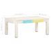 Table basse Blanc 110x60x45 cm Bois de manguier massif - Photo n°6