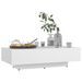 Table basse Blanc 115x60x31 cm - Photo n°1