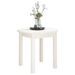 Table basse Blanc Ø 45x40 cm Bois massif de pin - Photo n°4