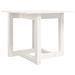 Table basse Blanc 50x50x45 cm Bois massif de pin - Photo n°2