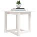 Table basse Blanc 50x50x45 cm Bois massif de pin - Photo n°5