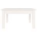 Table basse Blanc 55x55x30 cm Bois massif de pin - Photo n°3