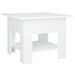 Table basse Blanc 55x55x42 cm 2 - Photo n°1