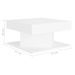 Table basse carrée Blanc 57x57x30 cm Konda - Photo n°5