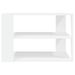 Table basse blanc 59,5x59,5x40 cm bois d'ingénierie - Photo n°6