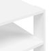Table basse blanc 59,5x59,5x40 cm bois d'ingénierie - Photo n°7